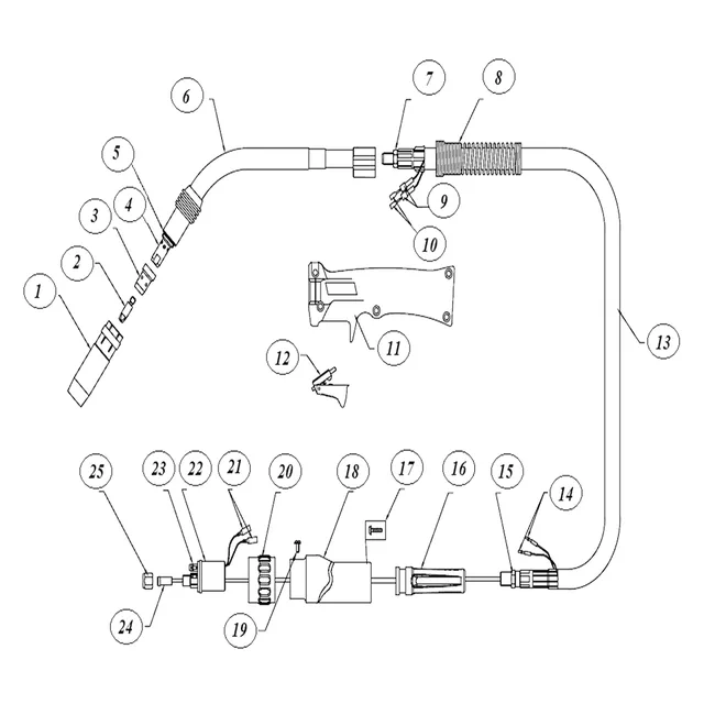 Acessórios para Tochas MIG TMV 353/355/403/405