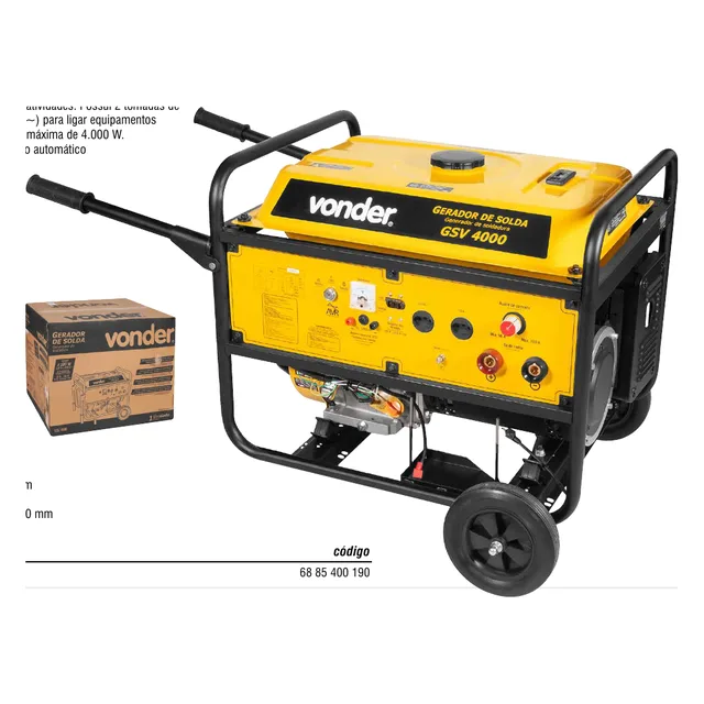 Gerador de Solda GSV 4000