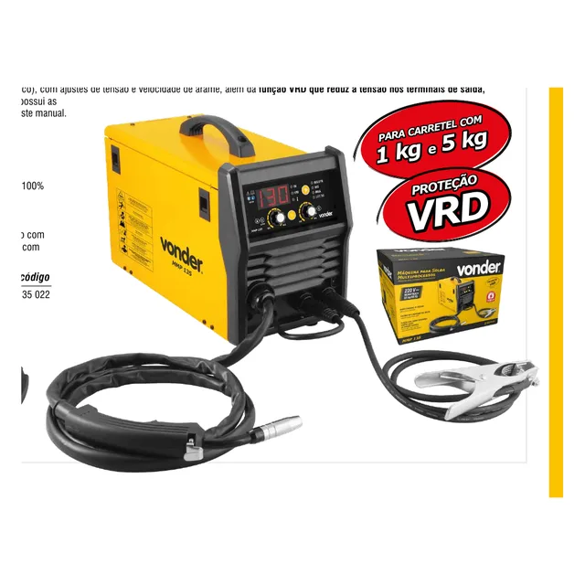 Inversor de Solda Multiprocessos MMP 135