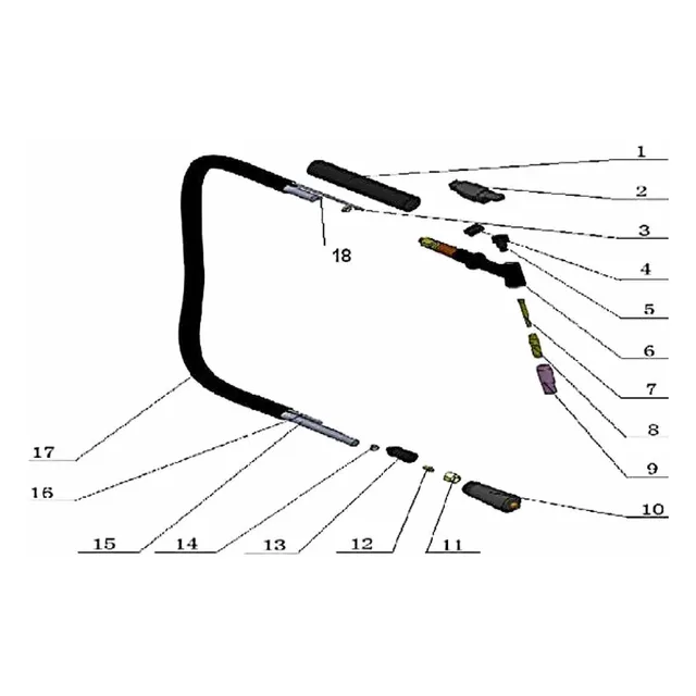 Acessórios para Tochas TIG TTV 160 e TTV 200