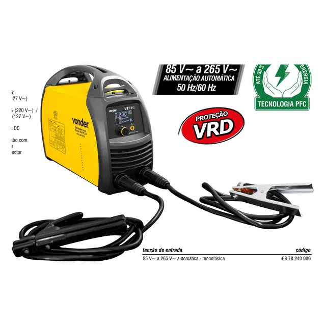 Inversor para Solda RIV 240 PFC