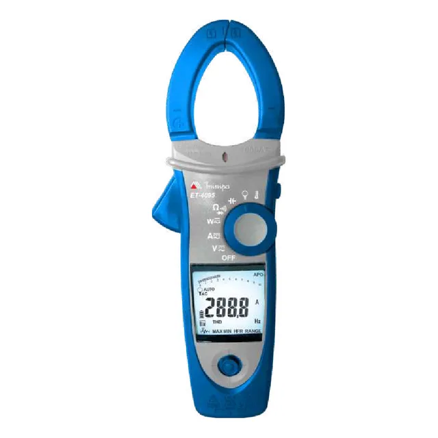 Alicate Amperímetro Wattímetro com Garra flexível ET-4095