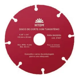 Disco de corte para madeira