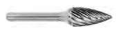 Lima rotativa árvore pontiaguda - para aço inox (P613)