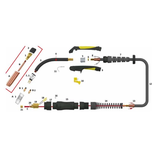 Acessórios para Tocha MIG TMV 400