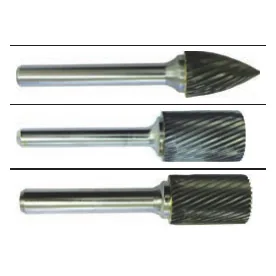 Limas rotativas corte simples - metal duro (MD)
