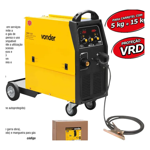 Inversor de Solda Multiprocessos MMP 252